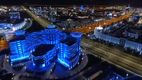 Ashgabat Night View Youtube