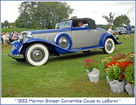 1932 Marmon Sixteen Convertible Coupe A Photo On Flickriver