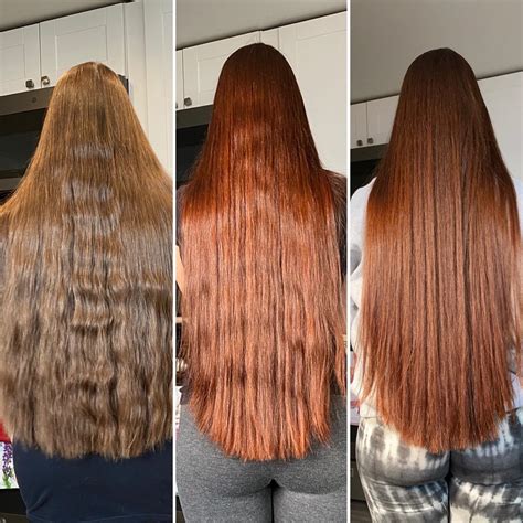 Henna Hair Beforeafter And 2 Month Update Rlonghair