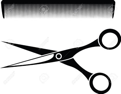 Haircut Scissors Clipart Haircutting Scissors Illustrations Royalty