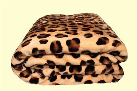 Imported Blankets Solaron Queen Mink Blankets Queen Solaron Leopard Mink Blanket Imported