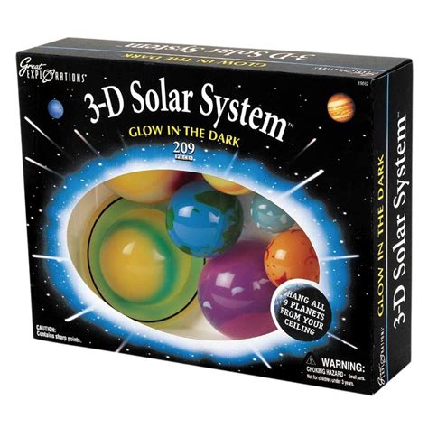 3d Solar System Glow In Dark Toy At Mighty Ape Nz