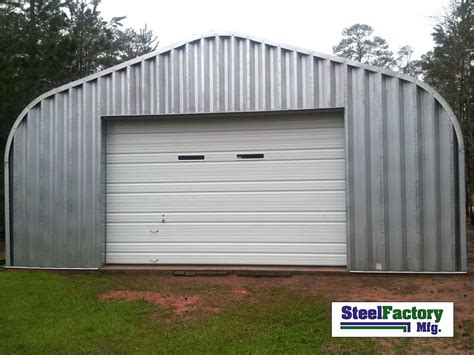 20x25x12 Steel Residential Metal Garage Two Car Storage Building Diy