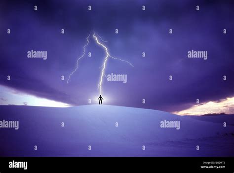 Man Struck By Lightning Stock Photo 27334053 Alamy