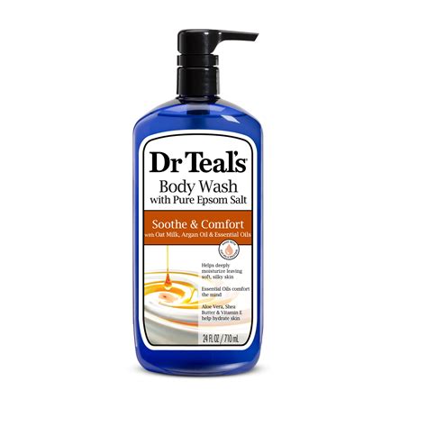Dr Teals Body Wash With Pure Epsom Salt Soothe And Comfort With Oat