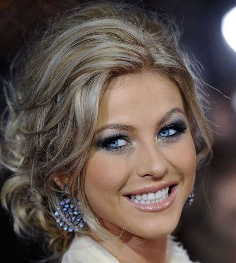 Yet blonde hair remains the most popular hair color in america. Julianne Hough Messy Updo | Prom hair updo, Hair styles ...