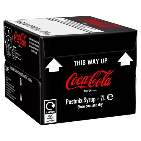 Buy Zero Sugar Coca Cola Bag In Box Post Mix Syrup 7l Online At