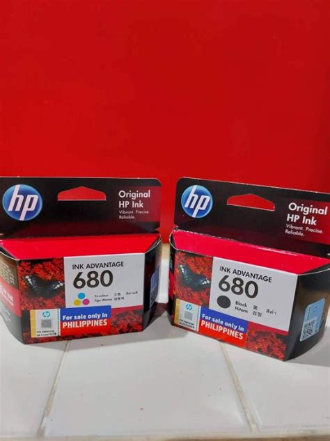 Hp 680 Ink Black And Tri Color Cartridge Original Computers And Tech