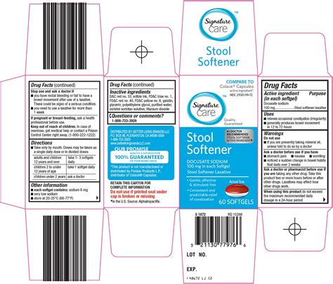 Docusol docusate sodium mini enema, clear, 5 ml, 5 count. Docusate sodium (signature care stool softener) - GNH ...