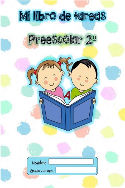 Libro De Tareas Preescolar 4 Años Materiales Educativos Para Maestras
