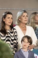 Carolina de Mónaco con su hija Carlota Casiraghi y su nieto Raphaël ...