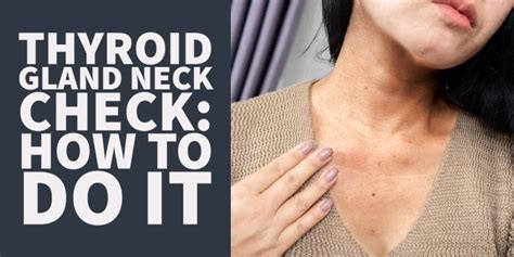 Thyroid Gland Neck Check How To Check Your Thyroid At Home
