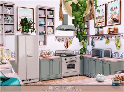The Sims Resource Retro Kitchen