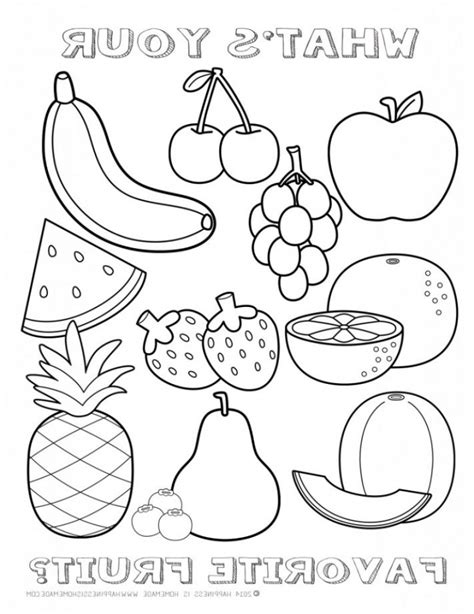 You'll also like these coloring pages of the gallery fruits and vegetables. Get This Printable Fruit Coloring Pages 96760