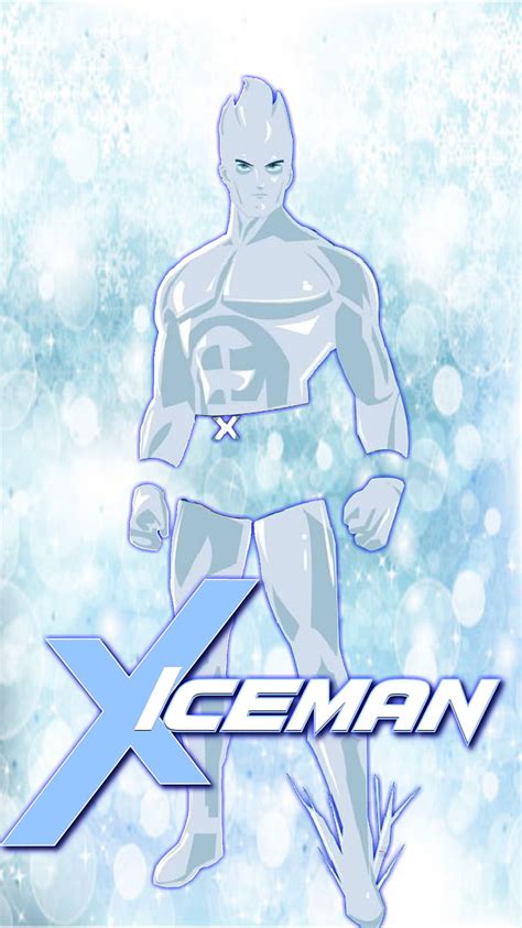 Iceman Comics Marvel X Men Hd Phone Wallpaper Peakpx