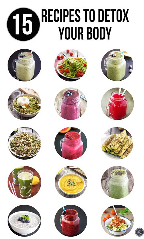 The Iron You 15 Recipes To Detox Your Body