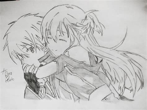 Anime is one of those drawing styles that makes it fairly easy to change the expressions of the characters. Asuna And Kirito From Sword Art Online - Queeky - photos & collages
