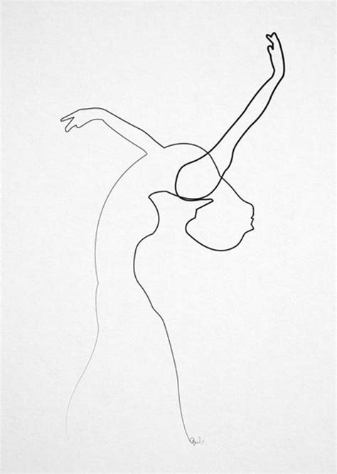 Septagonstudios Quibe On Tumblr One Line Dancer Life Drawing Figure