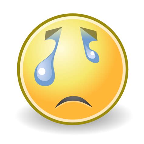 Emoji Crying Free Svg