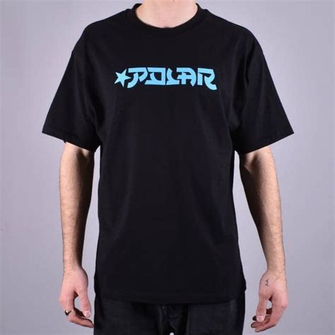 Polar Skateboards Star Skate T Shirt Black Skate Clothing From
