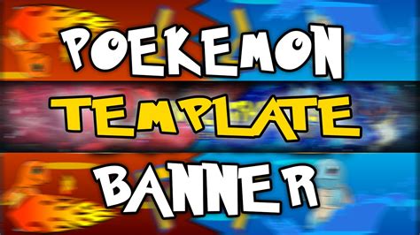 Pokemon Banner Template Banner Template By Poke Graphics © Youtube