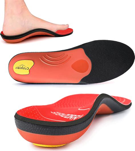 Orthotic Insoles Arch Support Full Length Inserts Metatarsal Pinnacle Plus For Flat Feet