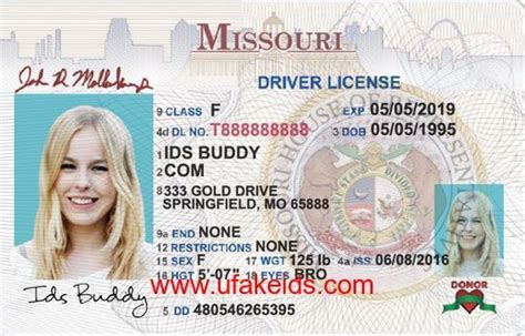 Missouri Drivers License Pictures Drivers License Missouri
