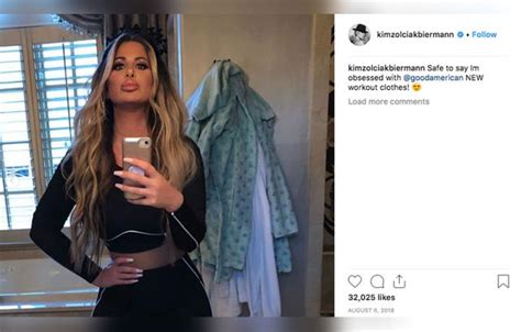 kim zolciak shows off her butt in a thong on instagram