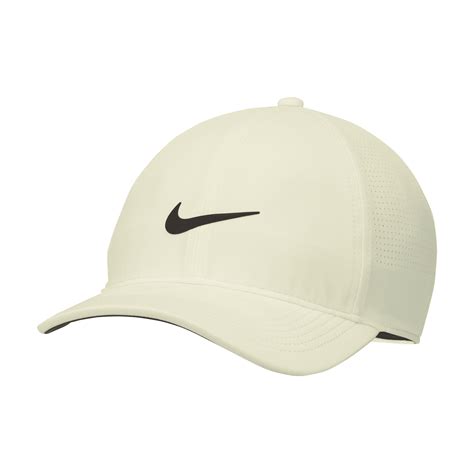 Nike Womens Dri Fit Adv Aerobill Heritage86 Perforated Golf Hat In
