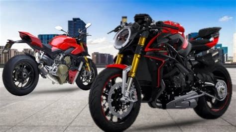 Ducati Streetfighter V4 VS MV Agusta Brutale 1000rr In Hindi Most