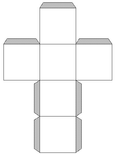 Voici notre cube du précédent exercice représenté en maquette avec un trou (alésage) qui le traverse. cube : exercice de mathématiques de seconde - 273138