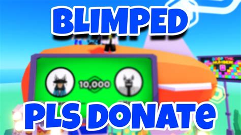 i got donated 10 000 robux in pls donate roblox youtube