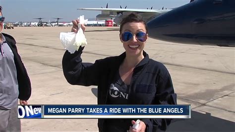 Megan Parry Takes A Ride With The Blue Angels Youtube