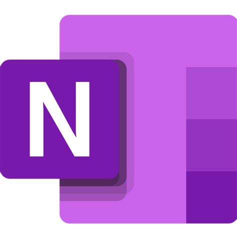 Microsoft Onenote Icon Download In Flat Style