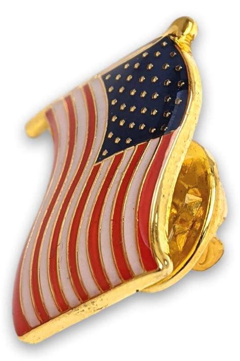Pins And Pincushions Home And Kitchen 30pcs American Flag Pins United States Waving Patriotic Enamel
