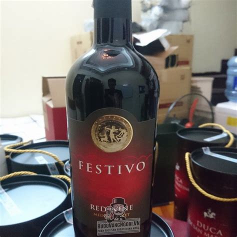 Giá Sale 189000 Vang Ngọt Ý Festivo Red Wine Rượu Vang Ngoại