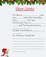 10+ Free Blank Printable Santa Letter Template | How To Wiki