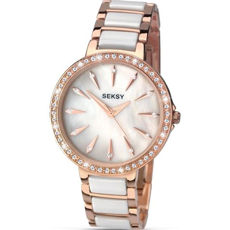 Ice watch montre ice steel rose gold medium 016763m. Seksy by Sekonda Ladies Rose Gold Watch WITH FREE BANGLE