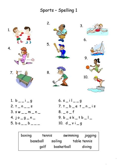 Esl Worksheets For Kids Learning Printable