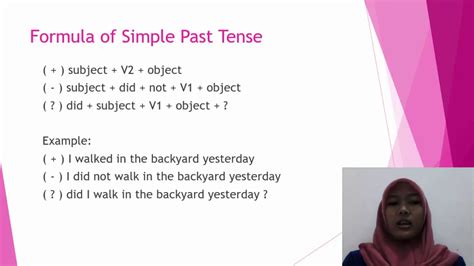 The Simple Past Tense Simple Past Tense Formula Usage Examples