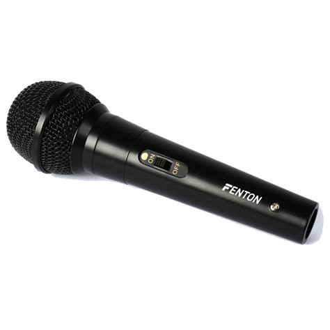 2x Black Wired Dynamic Microphone Pa Karaoke Plastic Handheld Vocal Mic