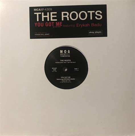 The Roots Featuring Erykah Badu You Got Me 1998 Vinyl Discogs