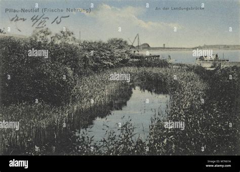 Pillau Ostpreußen Landungsbrücke Zeno Ansichtskarten Fotografía De Stock Alamy