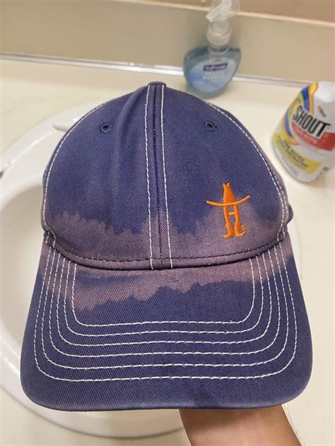 How To Get Rid Of Sweat Stain On Hats Ive Tried Stain Removal And Detergent Many Times Rhats