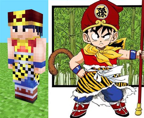 One case for instance, is when the path to a dragon ball is blocked by. Gohan - Journey to the West Minecraft Skin