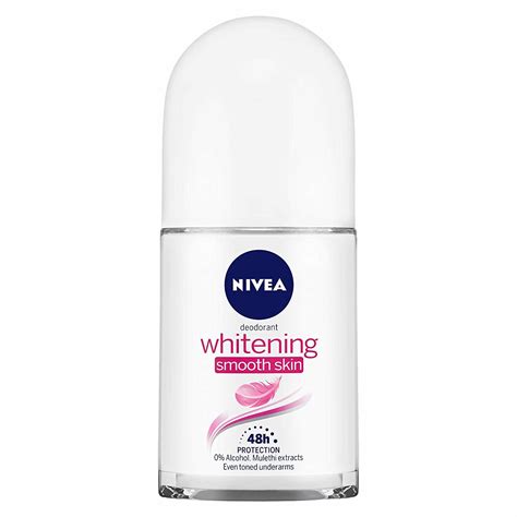Nivea Deodorant Roll On Whitening Smooth Skin 50ml Omgtricks