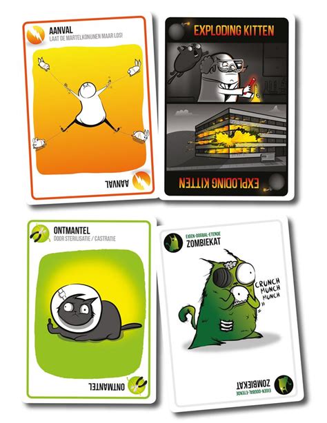 Other cards allow players to peek at the draw deck, attack other players, reverse the play order, and more! Exploding Kittens NSFW - NL - De Spellenhoorn