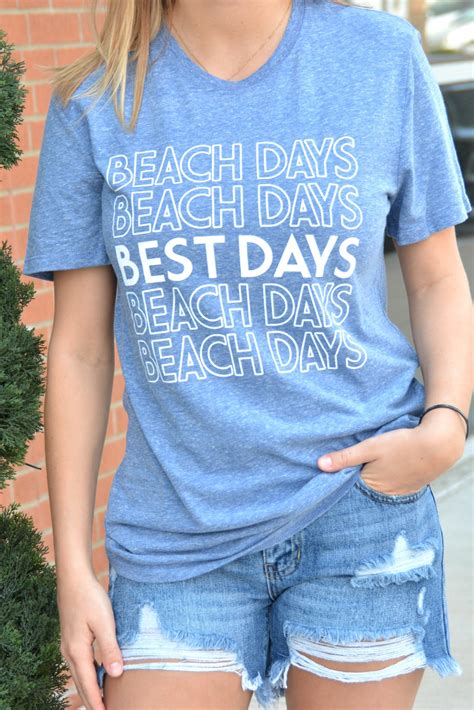 beach days best days tee beach day t shirts for women tees
