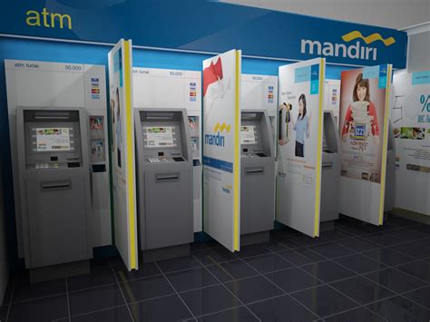 Atm Bank Mandiri By Arya Nugraha At