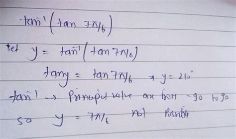 Find The Principal Value Of Tan 1 √3